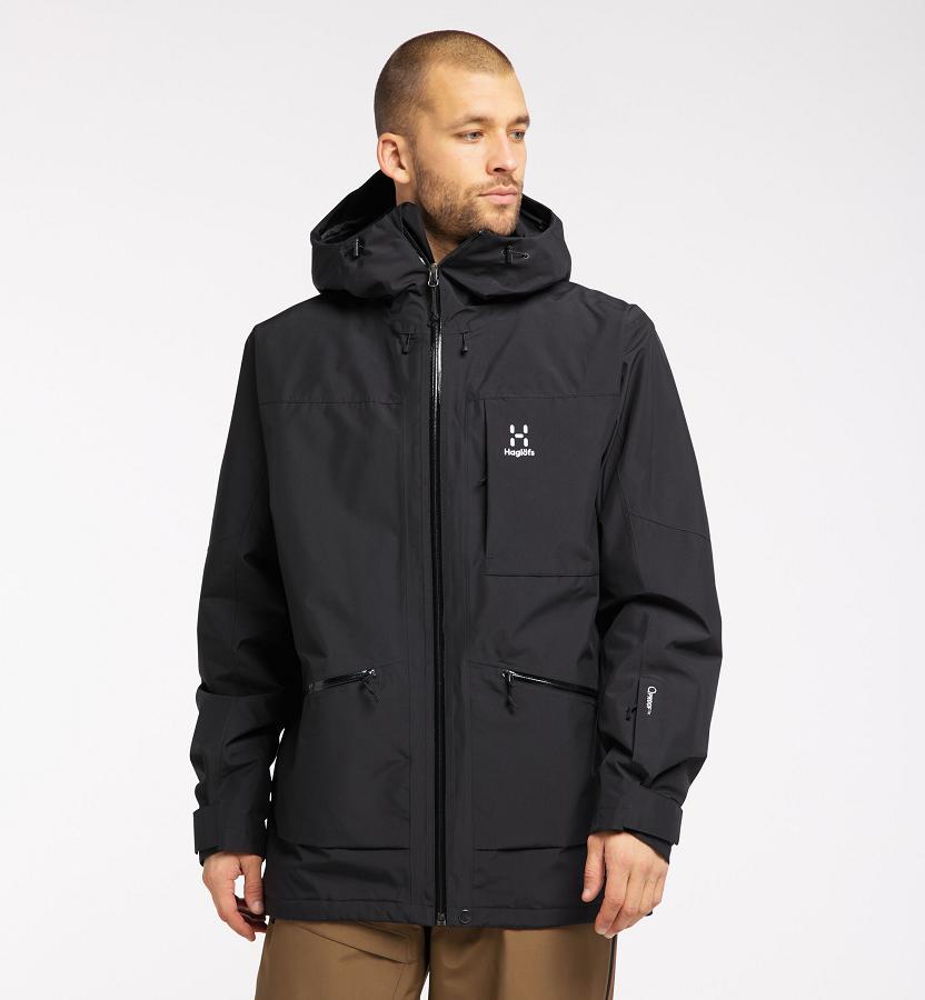 Haglöfs Mens Lumi Insulated Jacket Black New Zealand 12950JDUX